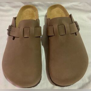 Cushionaire Women's Clogs Size 9.5W Brown Comfort Hana